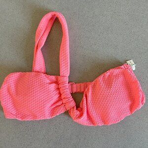 NWT Aerie Jacquard One Shoulder Bikini Top XS